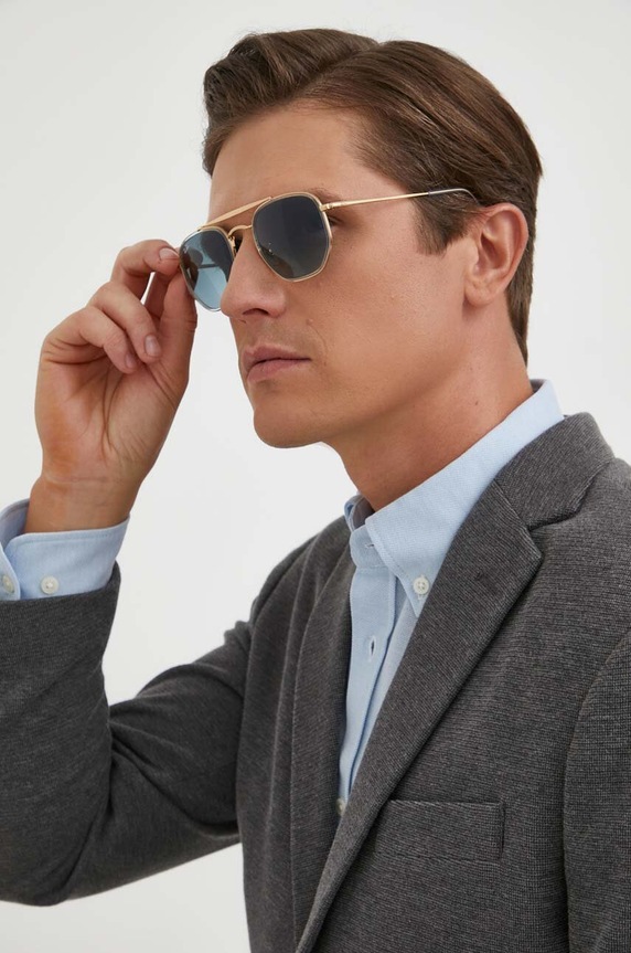 Doplňky Brýle Ray-Ban THE MARSHAL II 0RB3648M.91233M.52 modrá