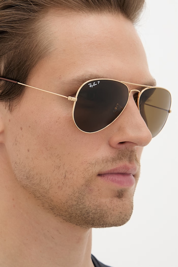 Ray-Ban ochelari de soare AVIATOR LARGE METAL aur 0RB3025