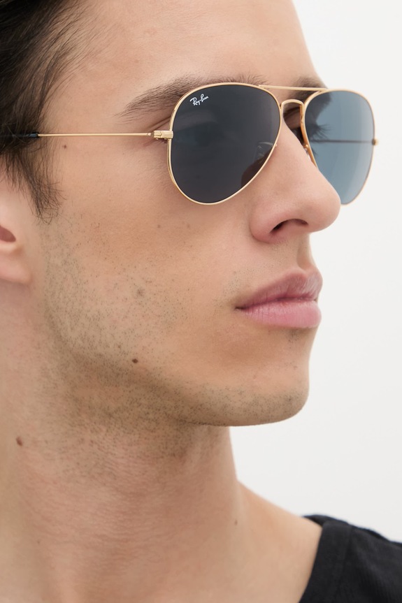 Ray-Ban ochelari de soare AVIATOR LARGE METAL aur 0RB3025