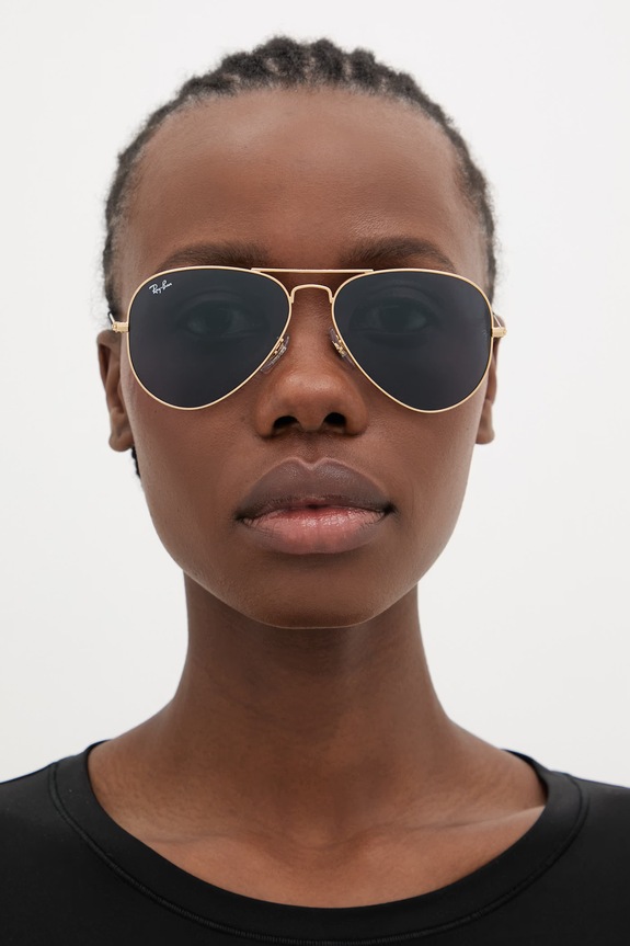 Ray-Ban ochelari de soare AVIATOR LARGE METAL 0RB3025 aur