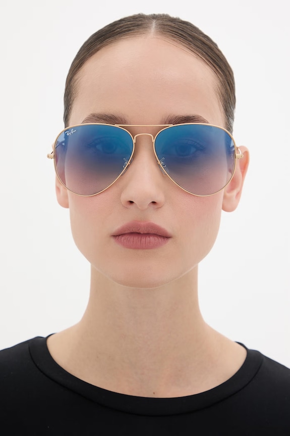 Ray-Ban AVIATOR LARGE METAL sluneční brýle 0RB3025 zlatá
