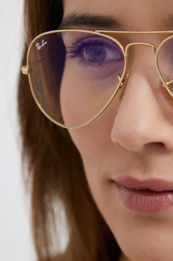Ray-Ban okulary przeciwsłoneczne AVIATOR LARGE METAL 0RB3025