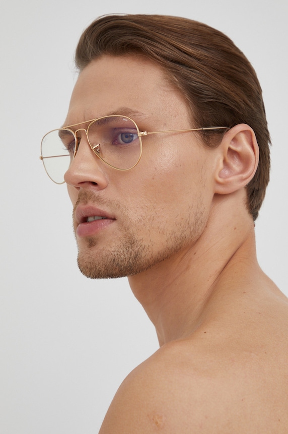 Akcesoria Ray-Ban okulary przeciwsłoneczne AVIATOR LARGE METAL 0RB3025 transparentny