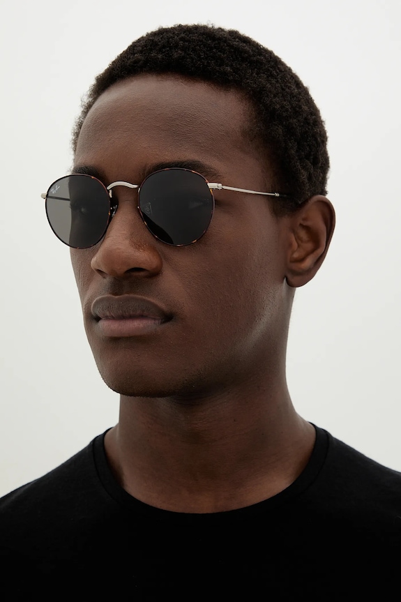 Ray-Ban napszemüveg ROUND METAL 0RB3447 barna AA00