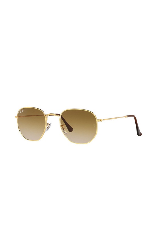 Ray-Ban – Okulary HEXAGONAL złoty 0RB3548
