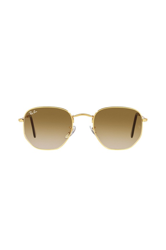 Ray-Ban – Okulary HEXAGONAL złoty 0RB3548