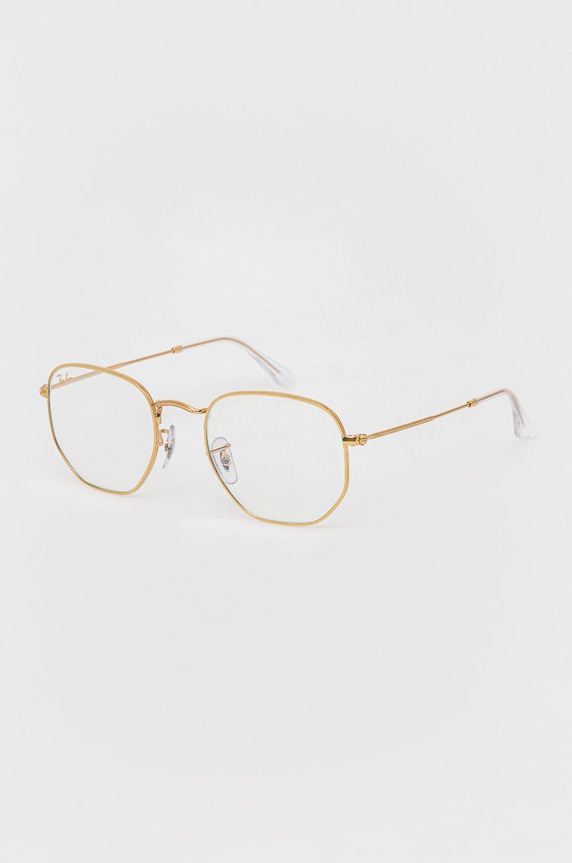 Ray-Ban – Okulary HEXAGONAL transparentny 0RB3548