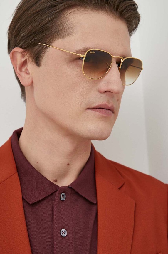 Akcesoria Ray-Ban okulary FRANK 0RB3857 żółty