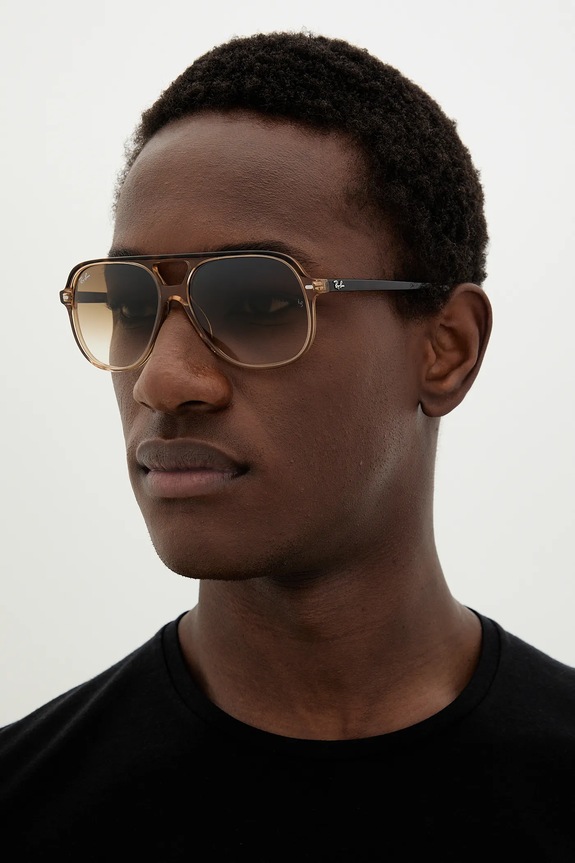 Ray-Ban okulary przeciwsłoneczne BILL brązowy 0RB2198