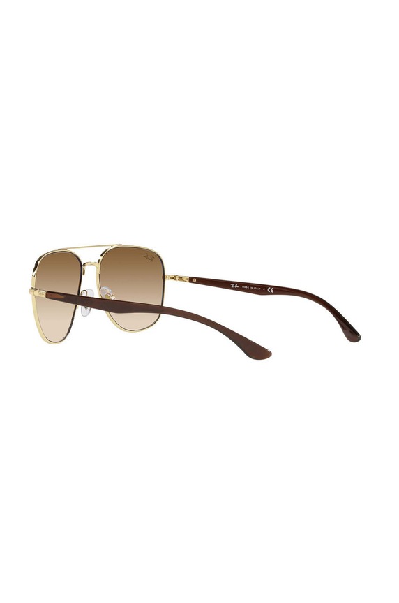 Ray-Ban okulary przeciwsłoneczne złoty 0RB3683