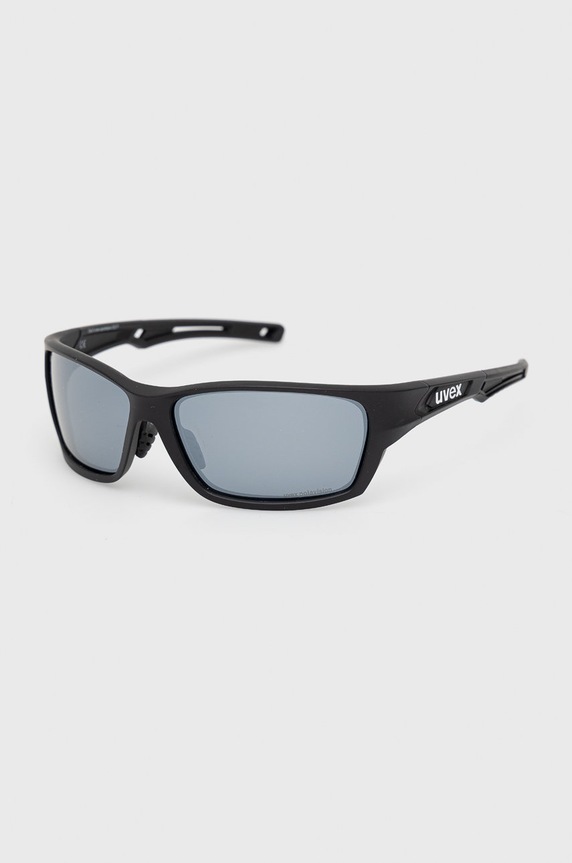 Uvex okulary przeciwsłoneczne Sportstyle 232 P prostokątne czarny 53.3.002