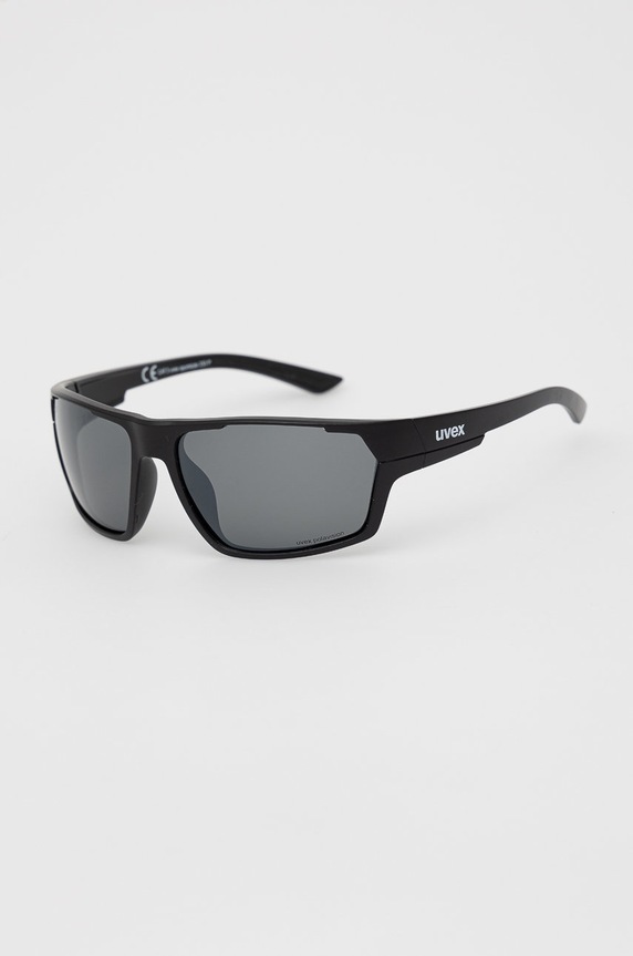 Uvex okulary przeciwsłoneczne Sportstyle 233 P prostokątne czarny 53.2.097