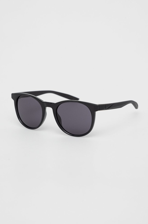 Nike okulary przeciwsłoneczne okrągłe czarny NI.DJ9920.010