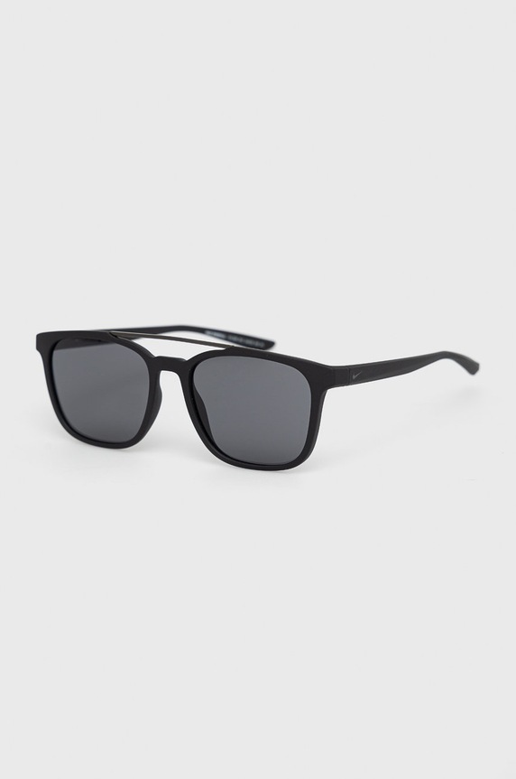 Nike okulary przeciwsłoneczne prostokątne czarny NI.EV1208.001