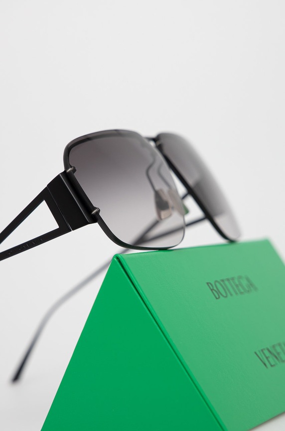 Bottega Veneta okulary przeciwsłoneczne BV1065S czarny
