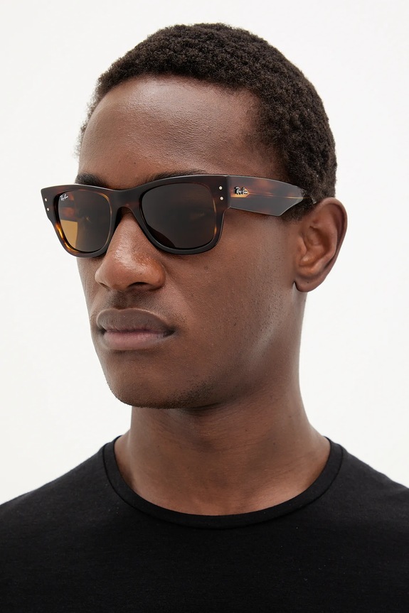 Ray-Ban γυαλιά ηλίου wayfarer MEGA WAYFARER 0RB0840S καφέ AA00