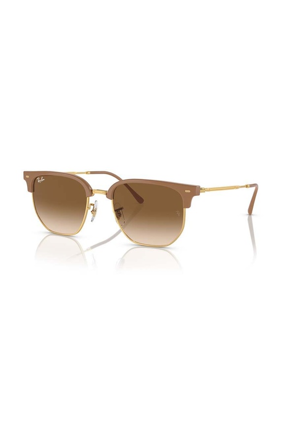 Ray-Ban okulary przeciwsłoneczne NEW CLUBMASTER beżowy 0RB4416