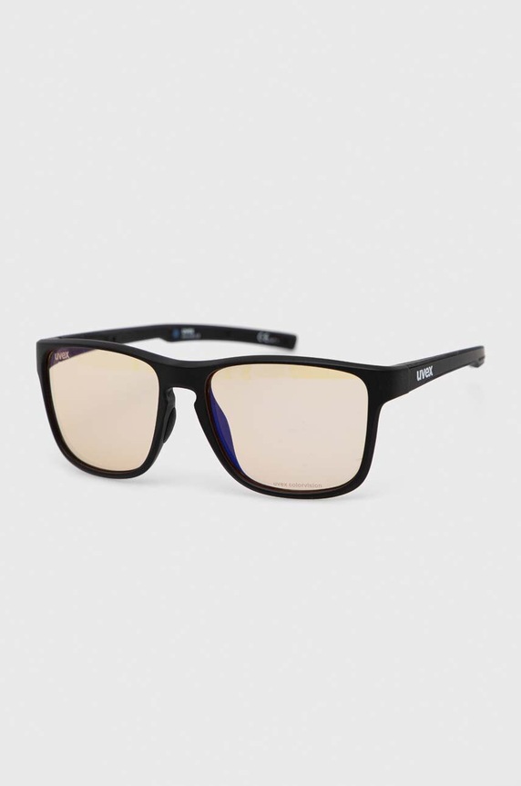 Uvex okulary przeciwsłoneczne Retina BLUE CV jednolita czarny 53.3.020