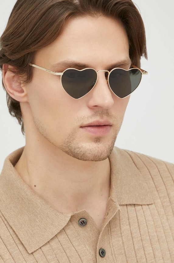 Saint Laurent okulary przeciwsłoneczne SL.301.LOULOU złoty AA00