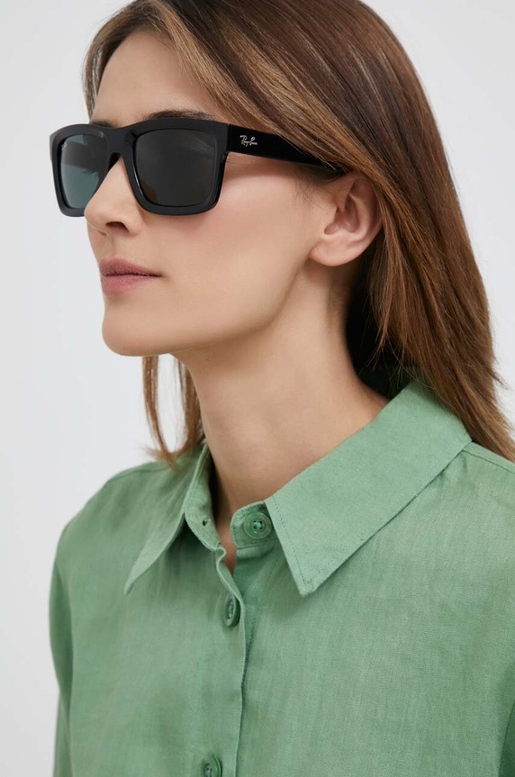 Akcesoria Ray-Ban okulary przeciwsłoneczne WARREN 0RB4396 czarny