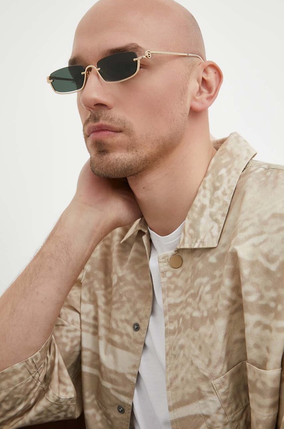 Gucci okulary przeciwsłoneczne GG1278S złoty AA00