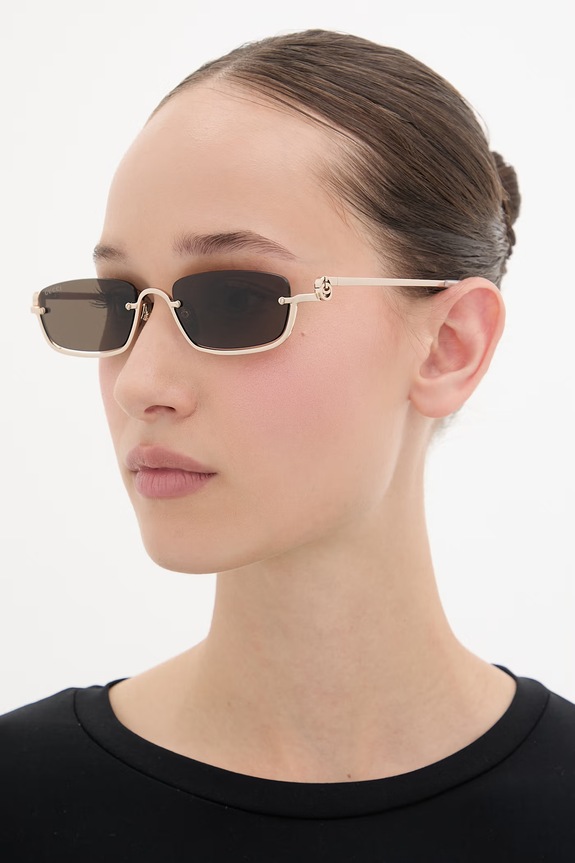 Gucci okulary przeciwsłoneczne złoty GG1278S