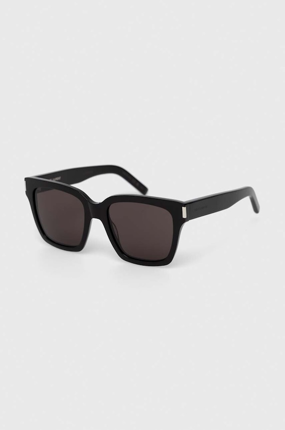 Saint Laurent occhiali da sole a tinta unita nero SL.507