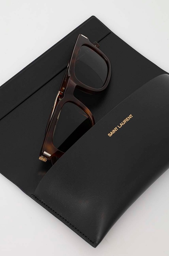 Sluneční brýle Saint Laurent hnědá SL.581