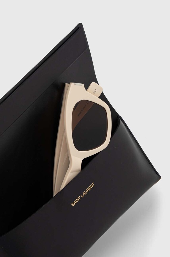 Saint Laurent okulary przeciwsłoneczne beżowy SL.592