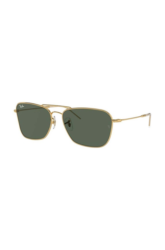 Ray-Ban okulary przeciwsłoneczne CARAVAN REVERSE 0RBR0102S złoty AA00