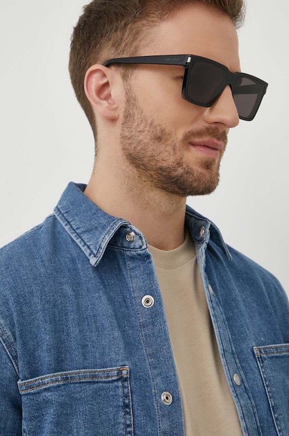 Сонцезахисні окуляри Saint Laurent SL.610 чорний AA00