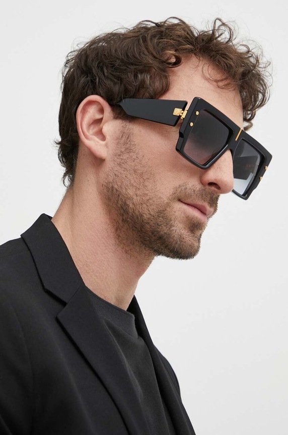 Akcesoria Balmain okulary przeciwsłoneczne B - GRAND BPS.144A czarny