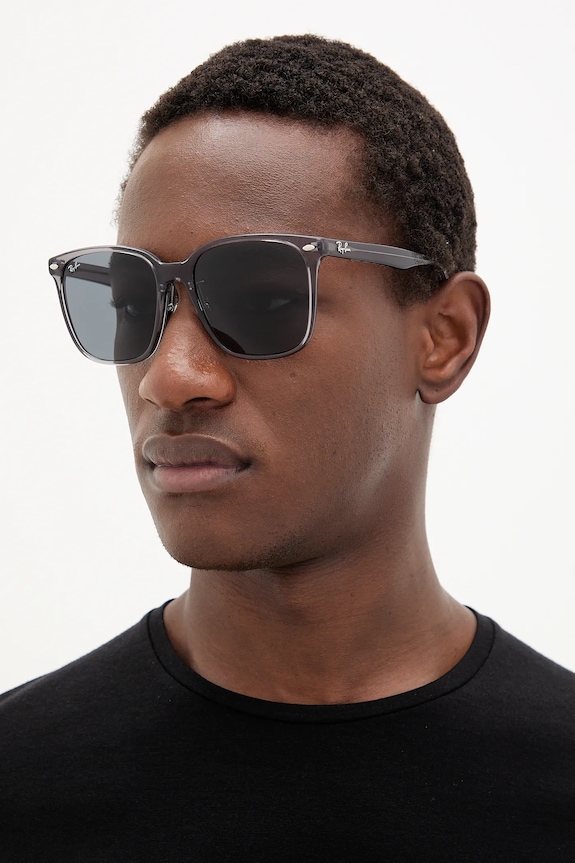 Ray-Ban okulary przeciwsłoneczne prostokątne szary 0RB2206D