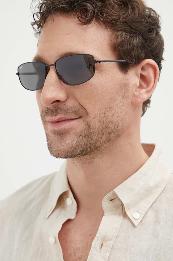 Akcesoria Ray-Ban okulary przeciwsłoneczne 0RB3732 czarny