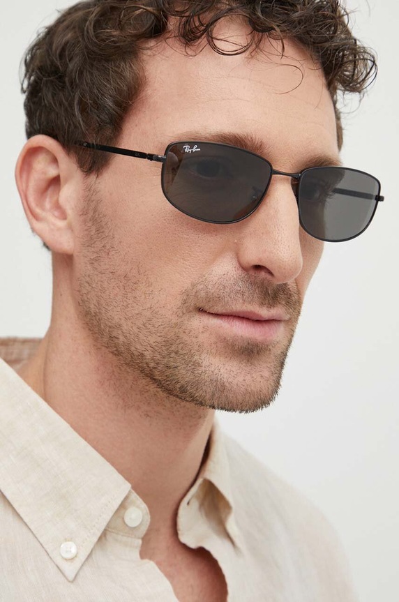 Ray-Ban okulary przeciwsłoneczne jednolita czarny 0RB3732