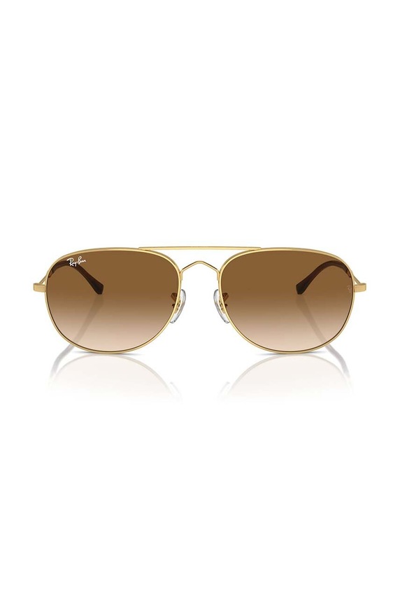 Akcesoria Ray-Ban okulary przeciwsłoneczne 0RB3735 złoty