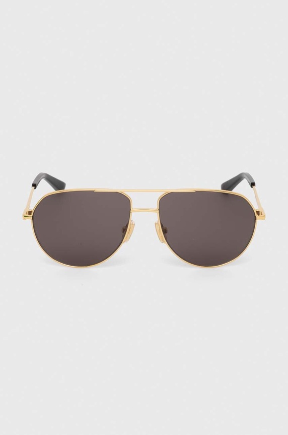 Bottega Veneta okulary przeciwsłoneczne złoty BV1302S