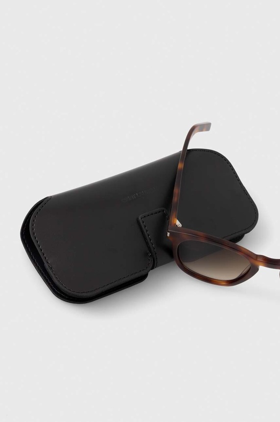 Sluneční brýle Saint Laurent SL.28 hnědá