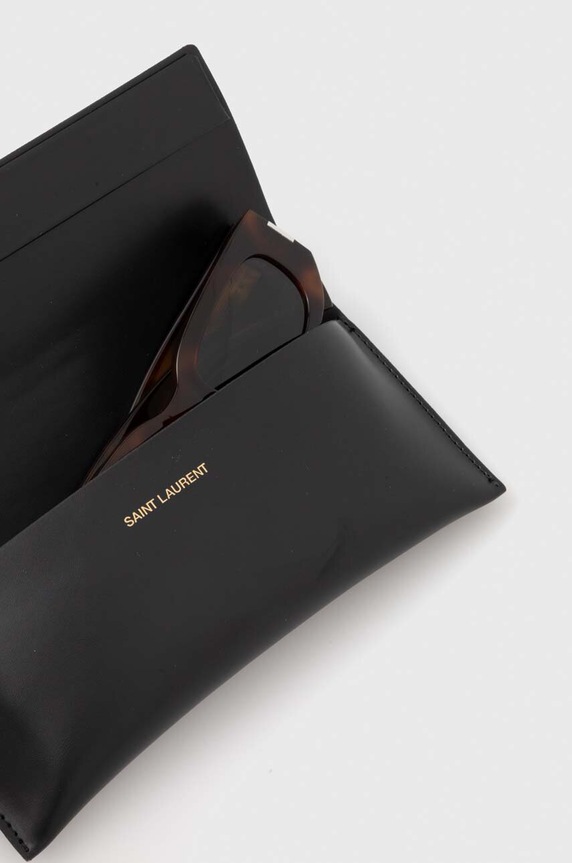Saint Laurent okulary przeciwsłoneczne SL.697 brązowy