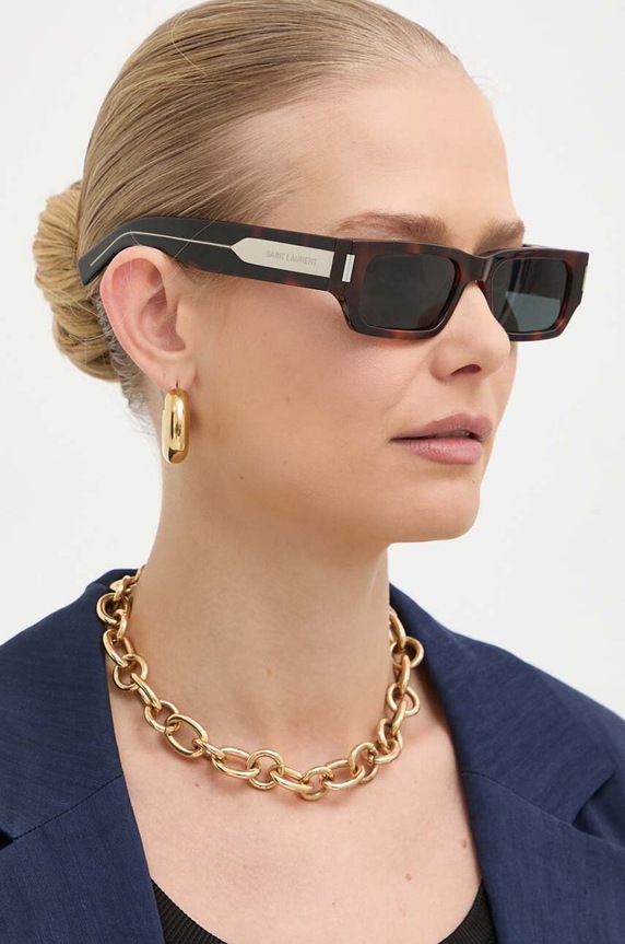 Saint Laurent ochelari de soare SL.660 maro AA00