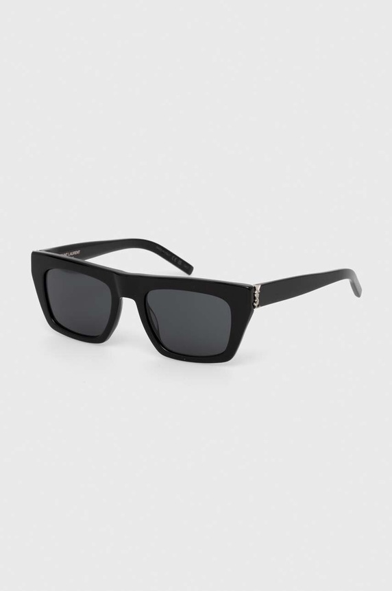 Saint Laurent okulary przeciwsłoneczne prostokątne czarny SL.M131