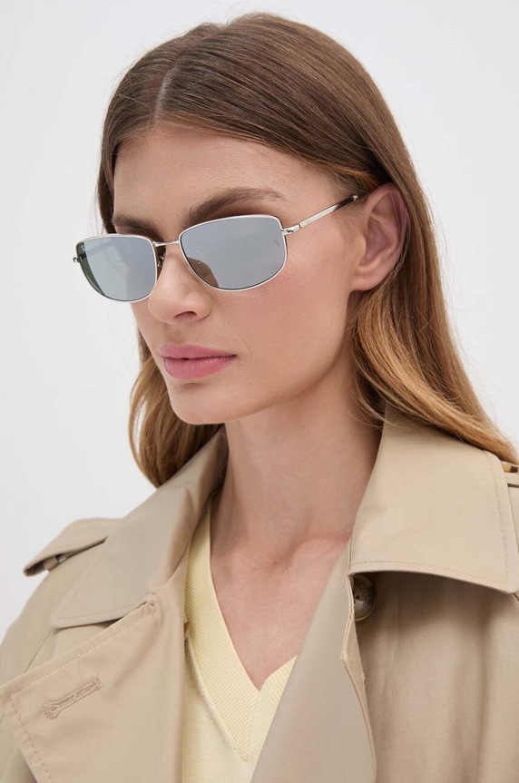 Akcesoria Ray-Ban okulary przeciwsłoneczne 0RB3732 srebrny