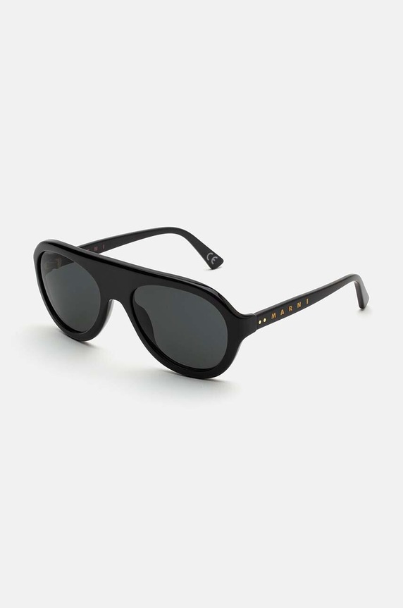 Γυαλιά ηλίου Marni Mount Toc Black ομοιόμορφος μαύρο MountTocBlack.T4T