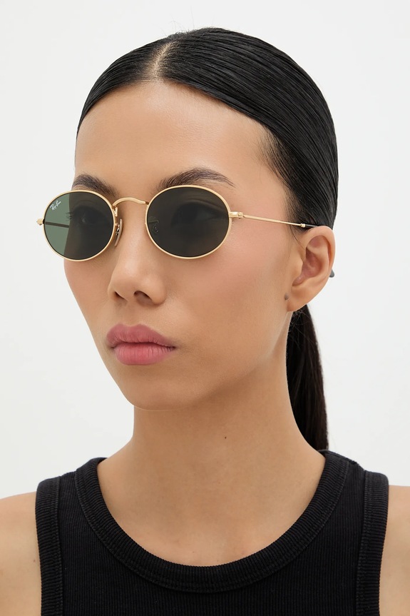 Ray-Ban sunglasses OVAL golden 0RB3547N.001
