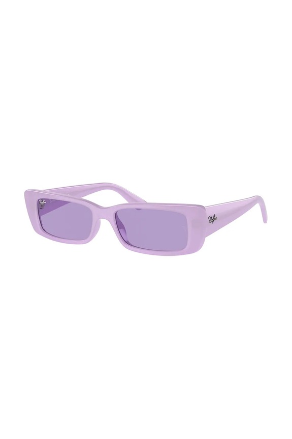 Ray-Ban occhiali da sole TERU a tinta unita violetto 0RB4425