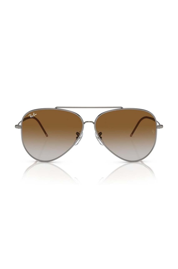 Ray-Ban okulary przeciwsłoneczne AVIATOR REVERSE srebrny 0RBR0101S.004.CB