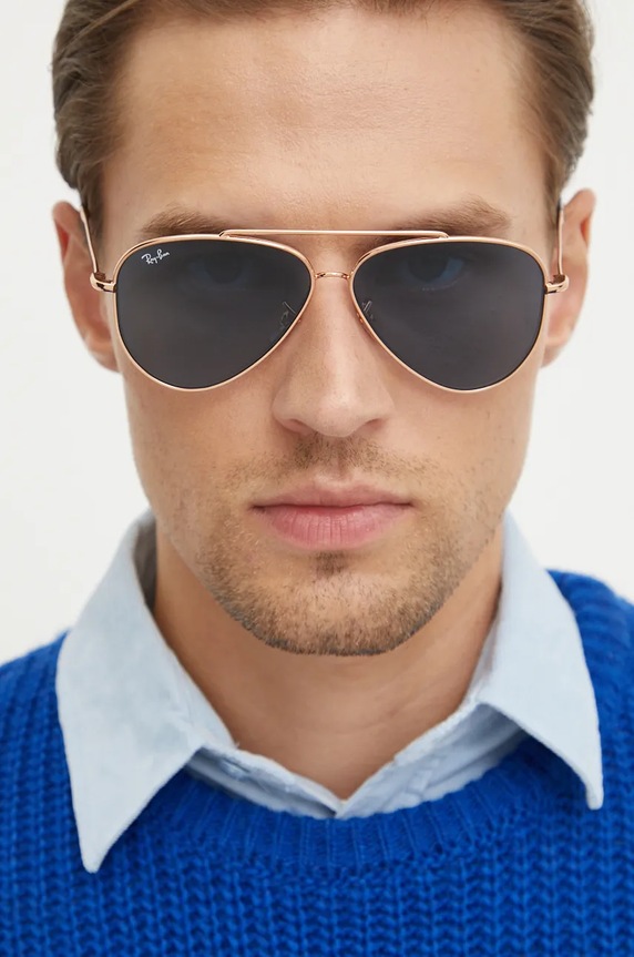 Doplňky Sluneční brýle Ray-Ban AVIATOR REVERSE 0RBR0101S.92023A zlatá