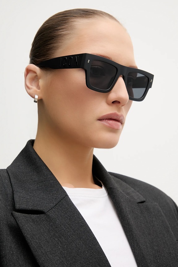 Akcesoria DSQUARED2 okulary przeciwsłoneczne ICON.0021/S czarny