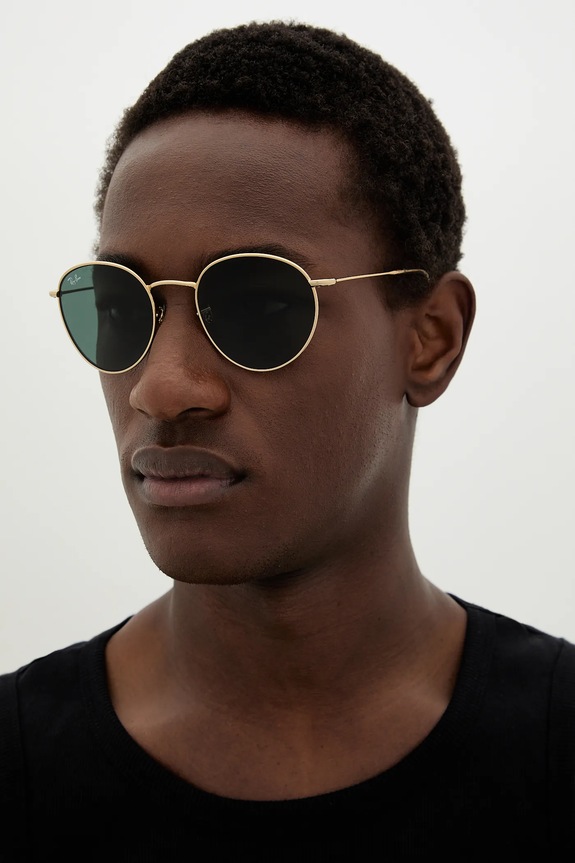 Ray-Ban okulary przeciwsłoneczne jednolita złoty 0RBR0103S.001/VR