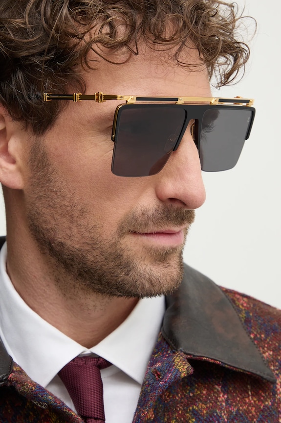 Balmain okulary przeciwsłoneczne TRIOMPHE BPS.168A czarny